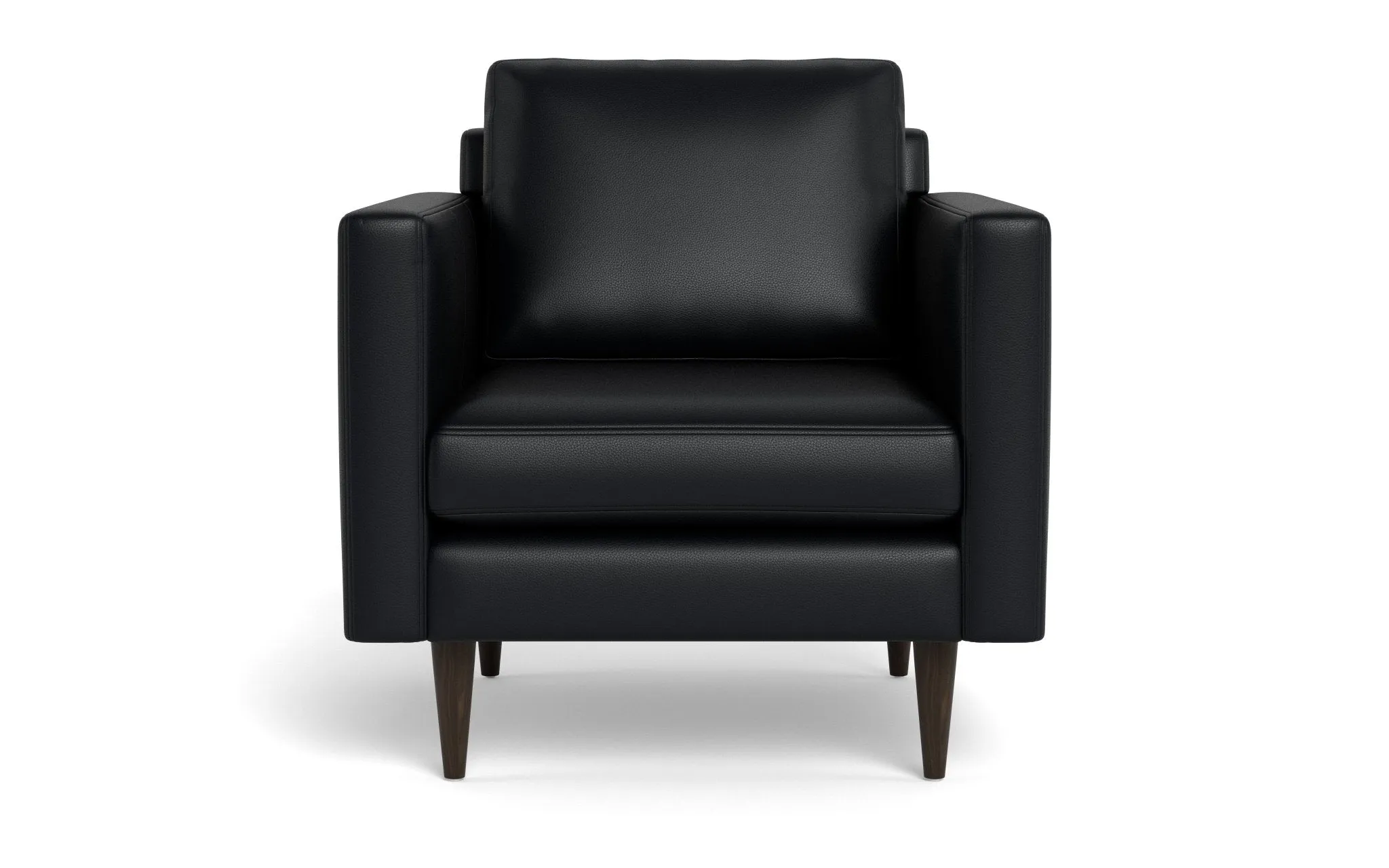 Wallace 34" Leather Untufted Arm Chair