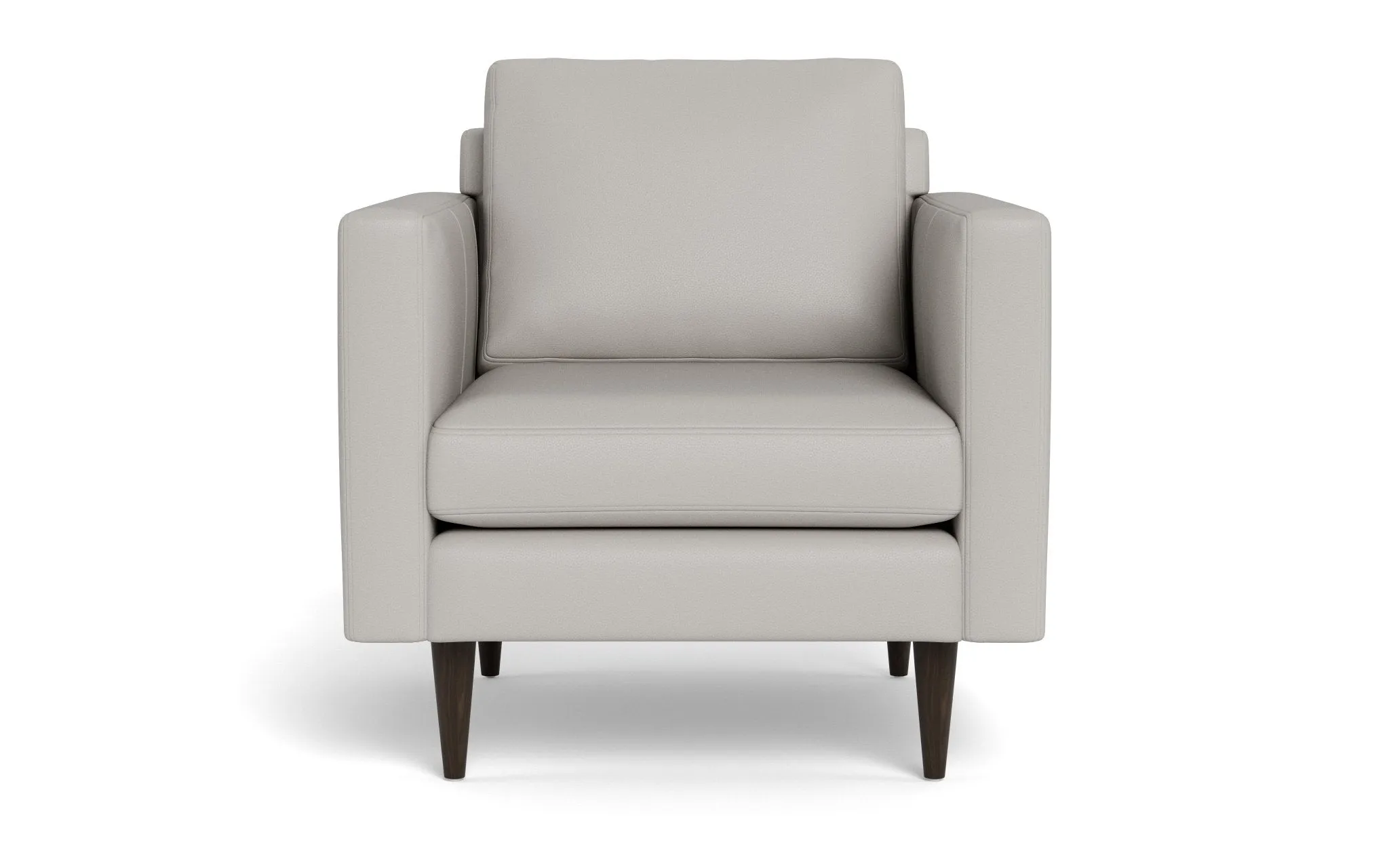 Wallace 34" Leather Untufted Arm Chair