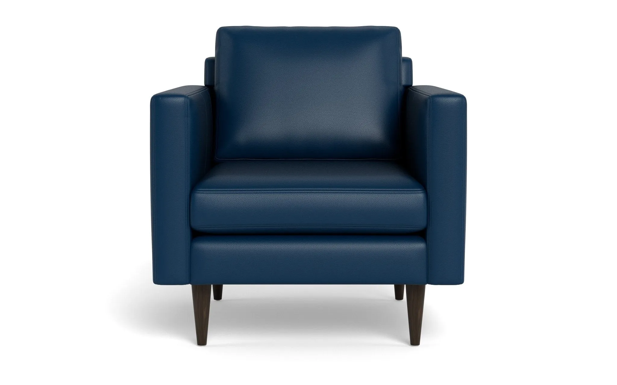 Wallace 34" Leather Untufted Arm Chair