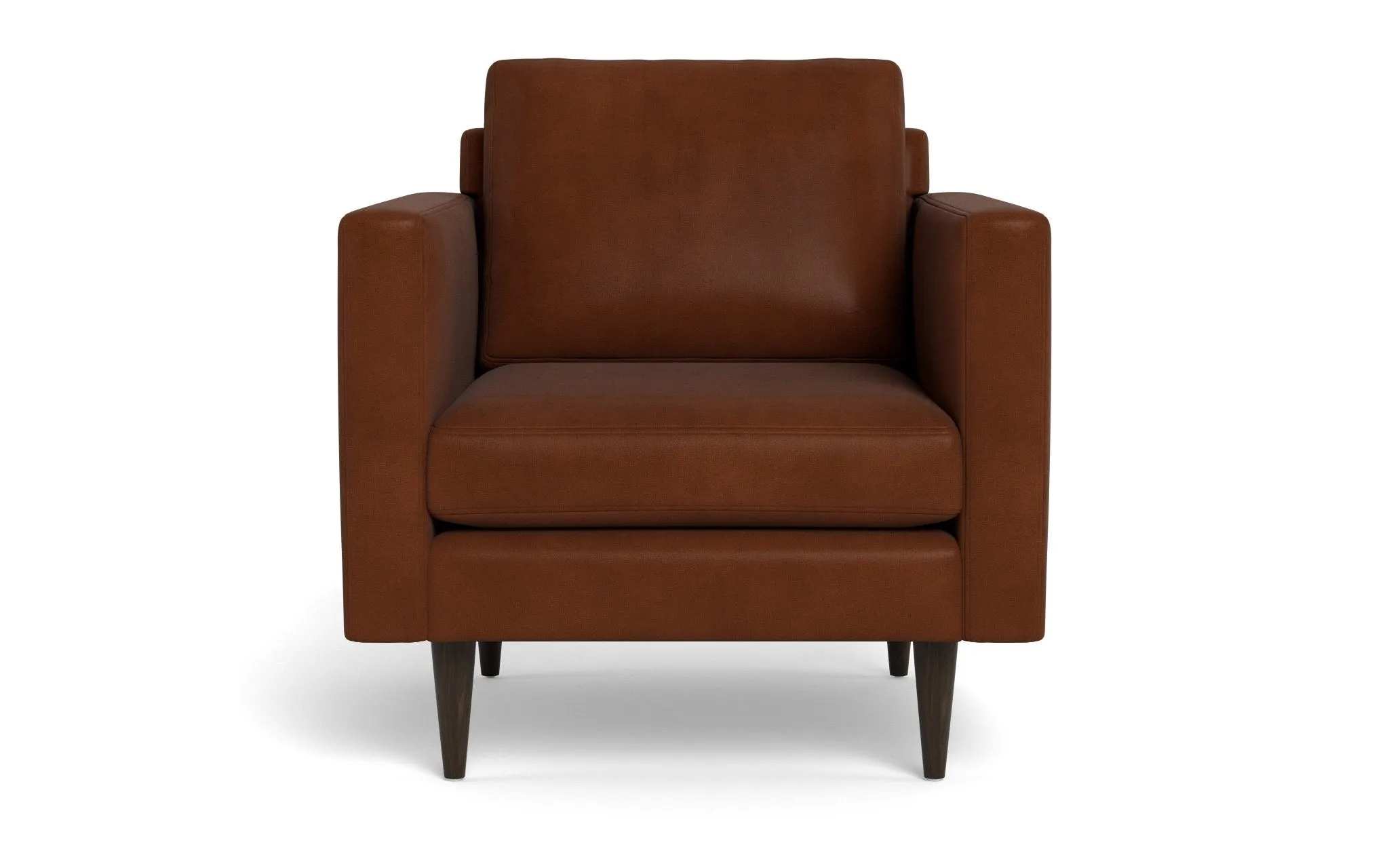 Wallace 34" Leather Untufted Arm Chair