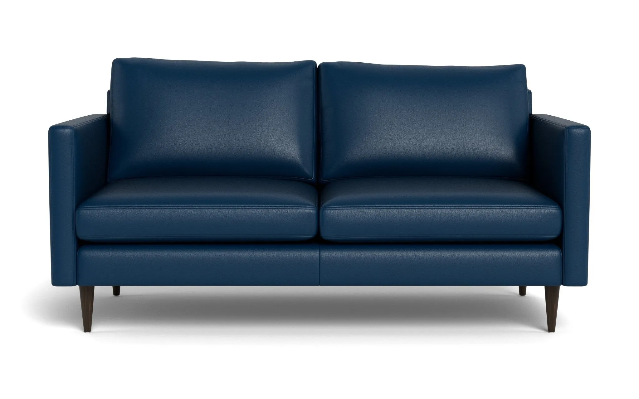 Wallace 69" Leather Untufted Loveseat