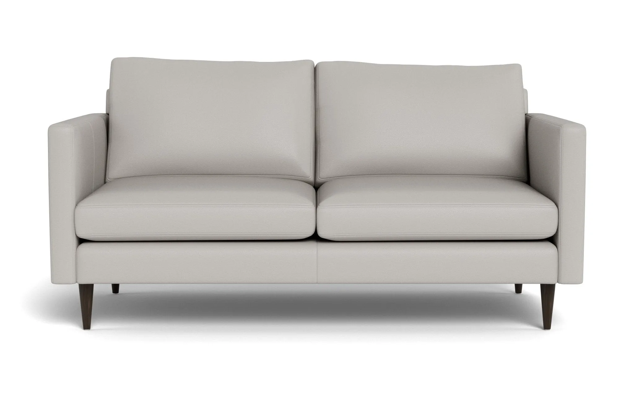 Wallace 69" Leather Untufted Loveseat