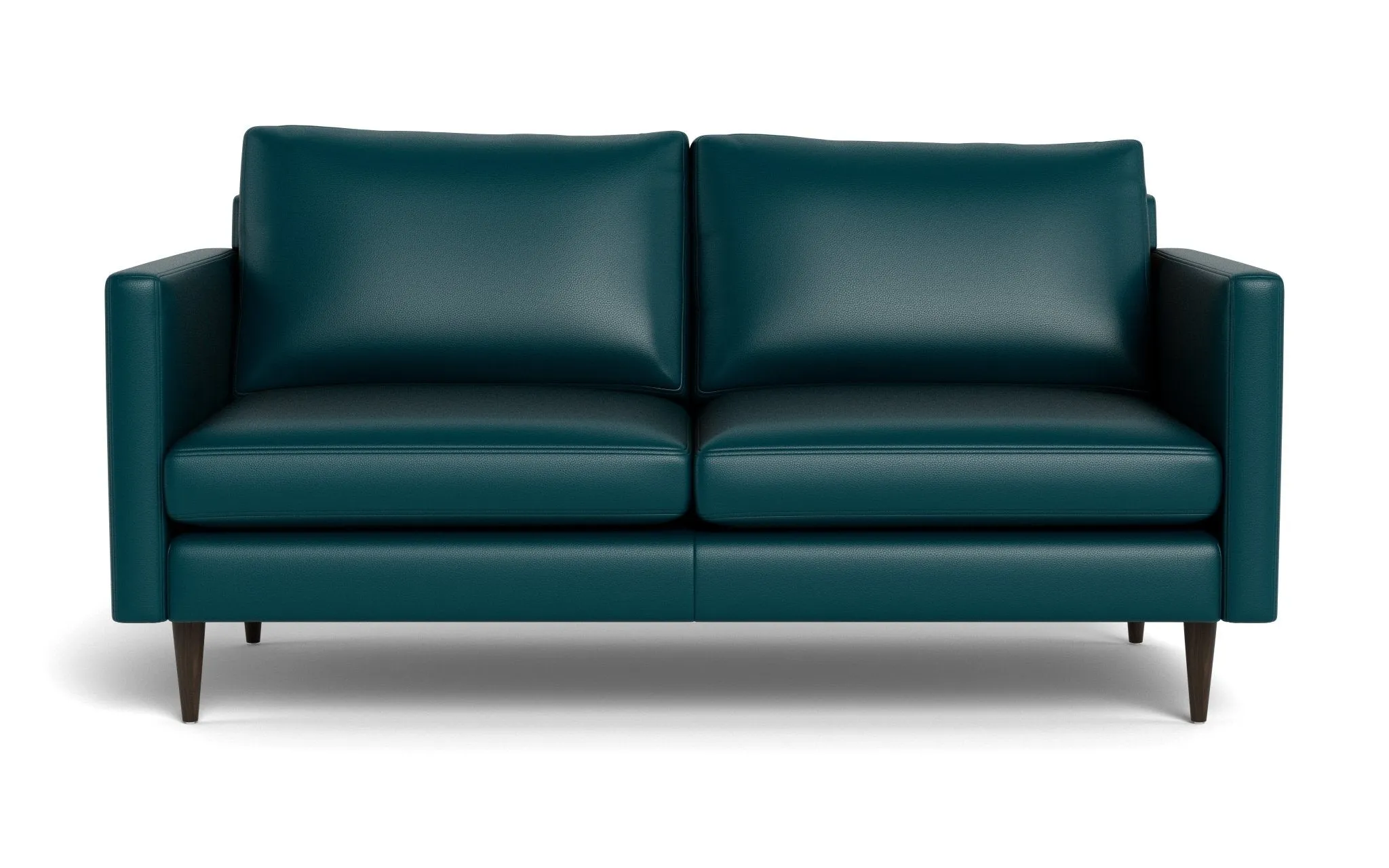 Wallace 69" Leather Untufted Loveseat