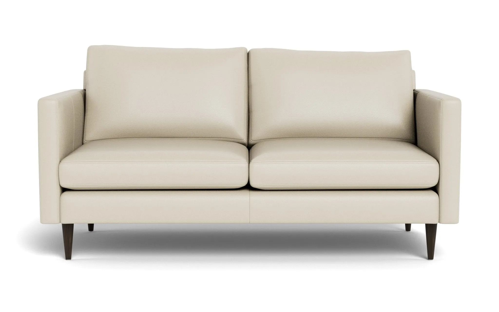 Wallace 69" Leather Untufted Loveseat