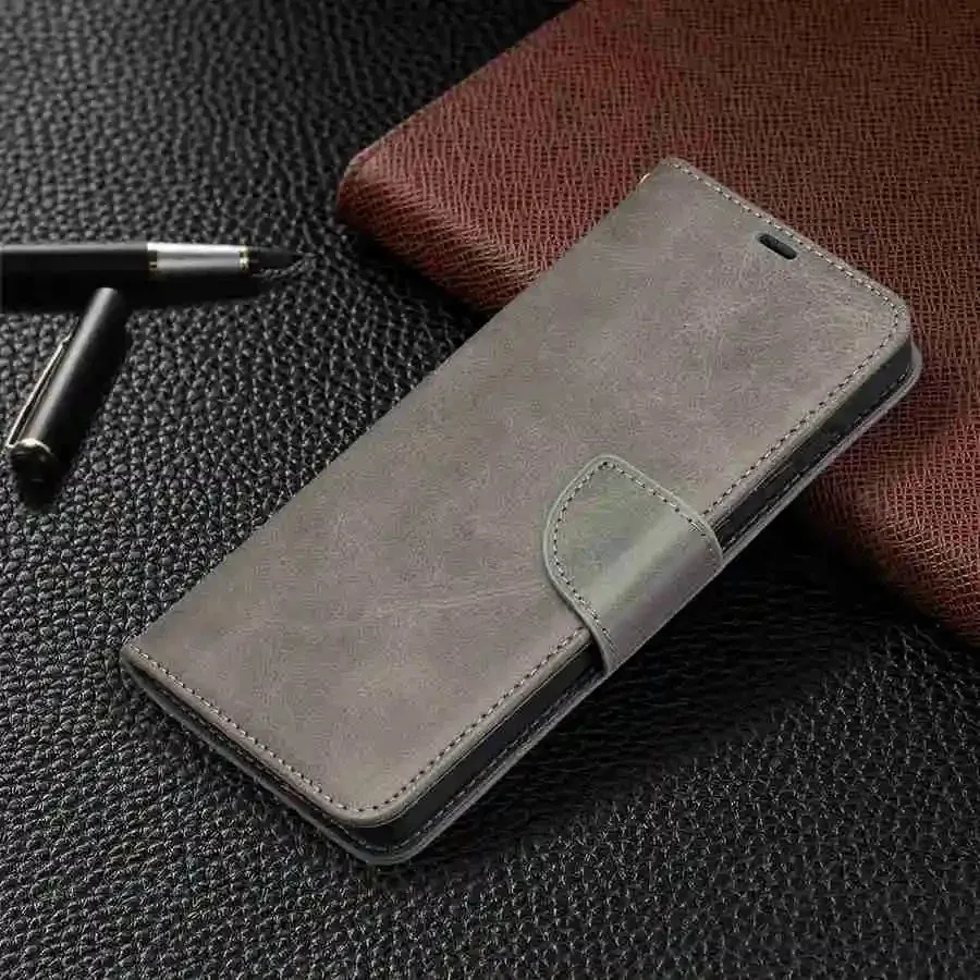 Wallet Sheepskin Leather Flip Case For Samsung Galaxy