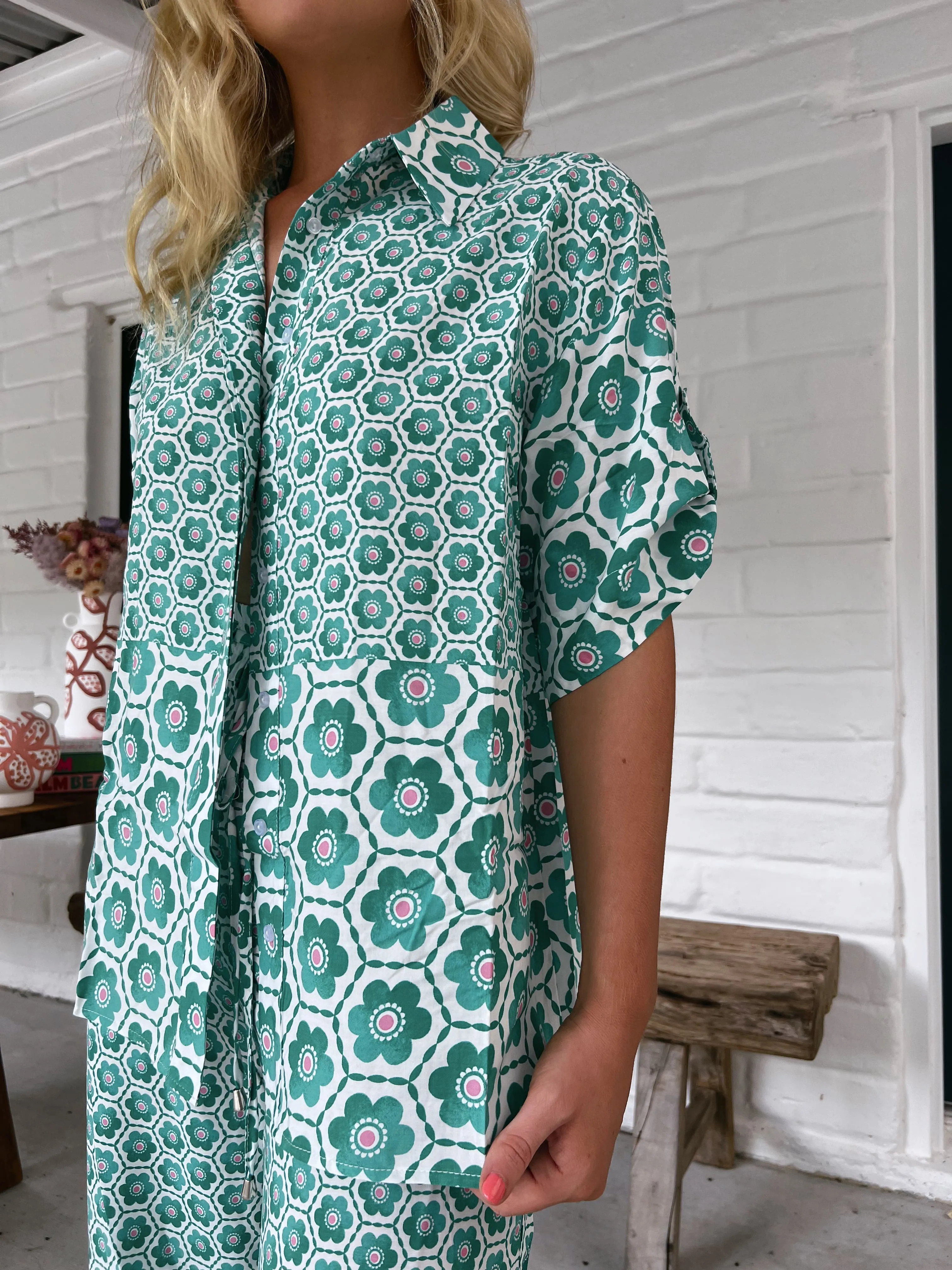 Watermelon Sugar Print Hearts Shirt