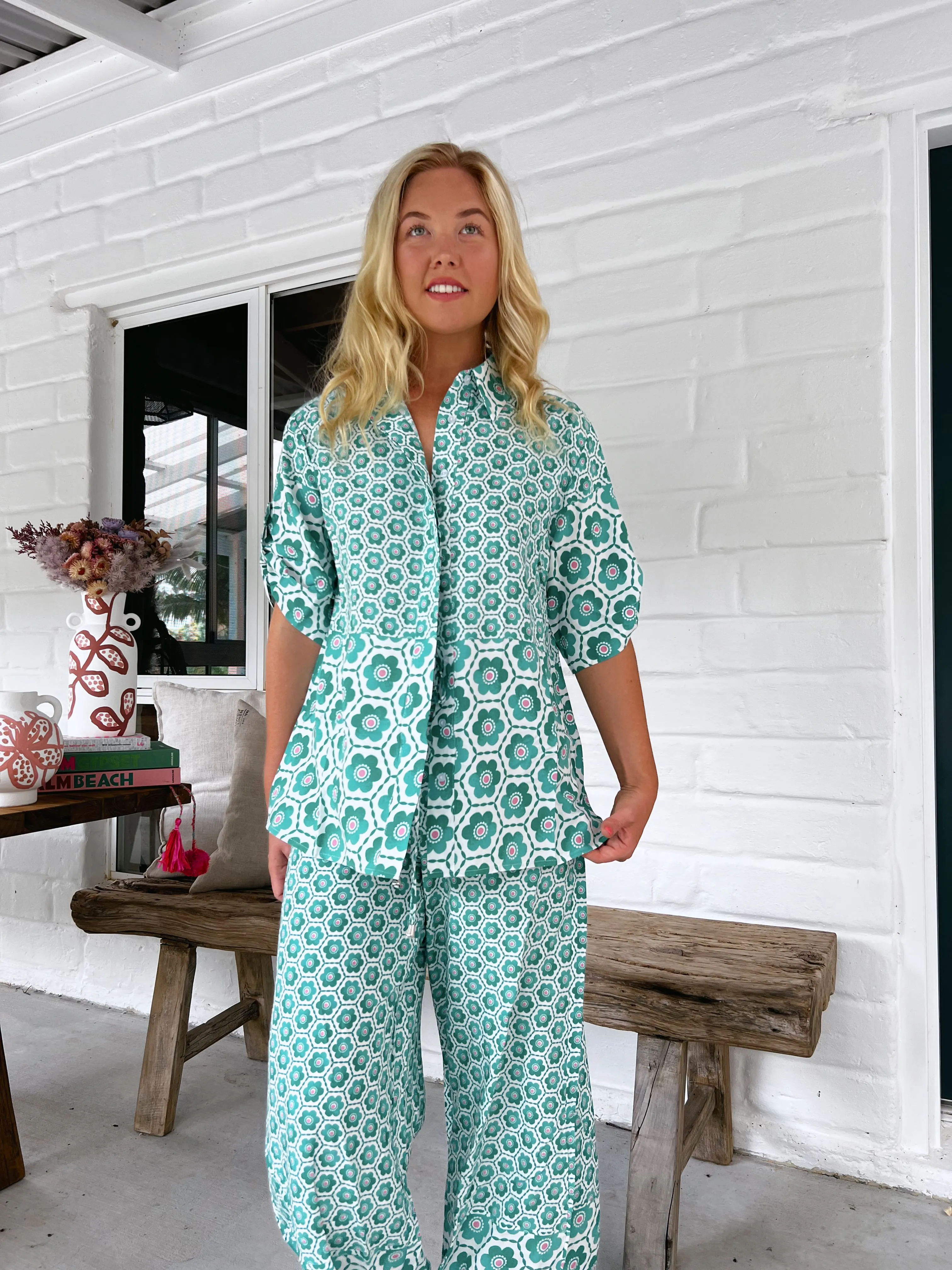 Watermelon Sugar Print Hearts Shirt