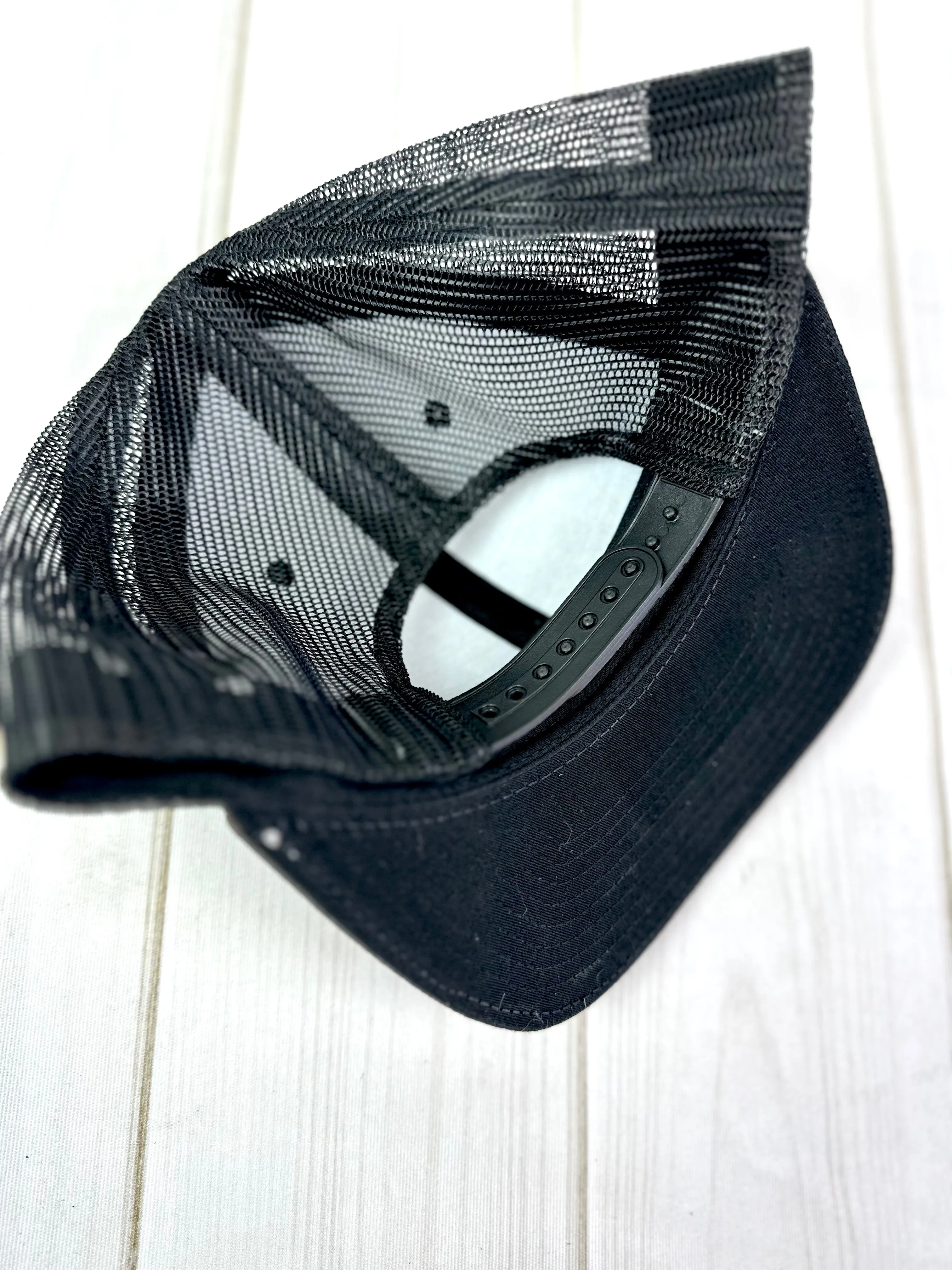 Western Tooled Leather Brim Snapback Trucker Style Hats