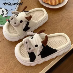 Women's non slip sole plush home Slippers