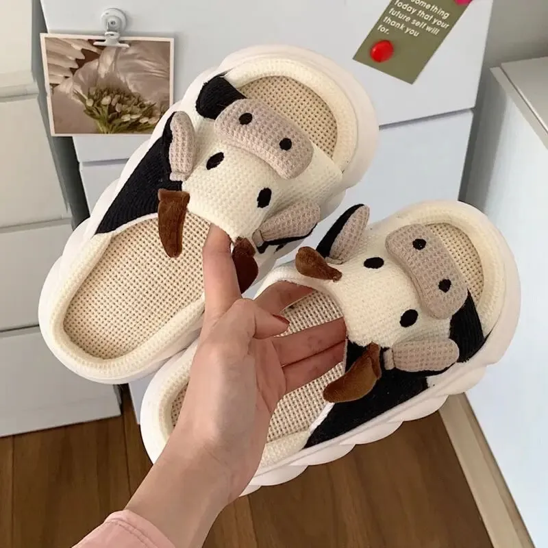 Women's non slip sole plush home Slippers