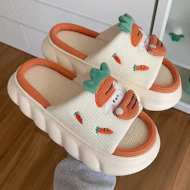 Women's non slip sole plush home Slippers