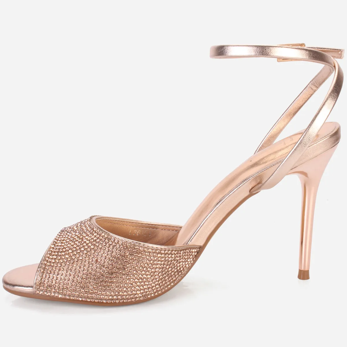 Women's "BILLAROS" Shimmery Stiletto Evening Sandals