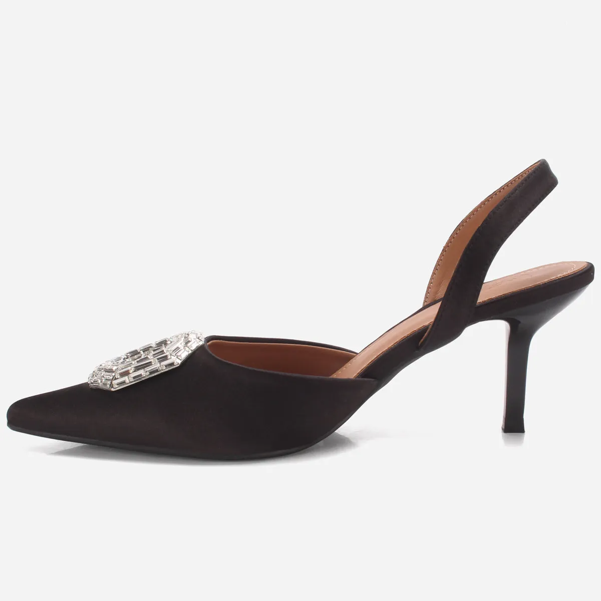Womens "LAIA" Pointed Toe Decorated Pumps Sandals