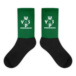 WYSP - What's Your Soul Purpose? - Ozark - Green & Black Foot Sublimated Socks