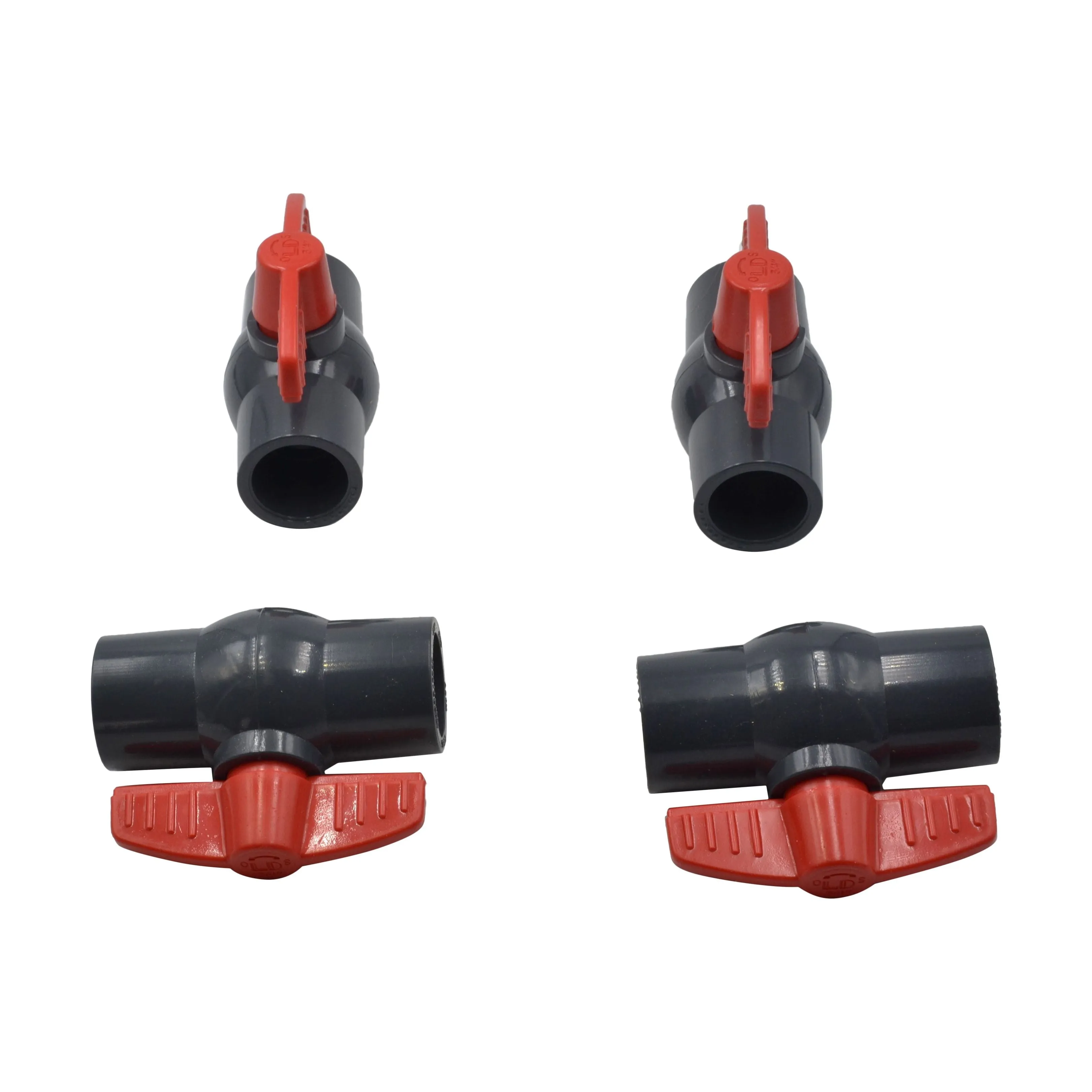 x4 PVC Pipe Female/Female 3/4" Slip Join Ball Valve