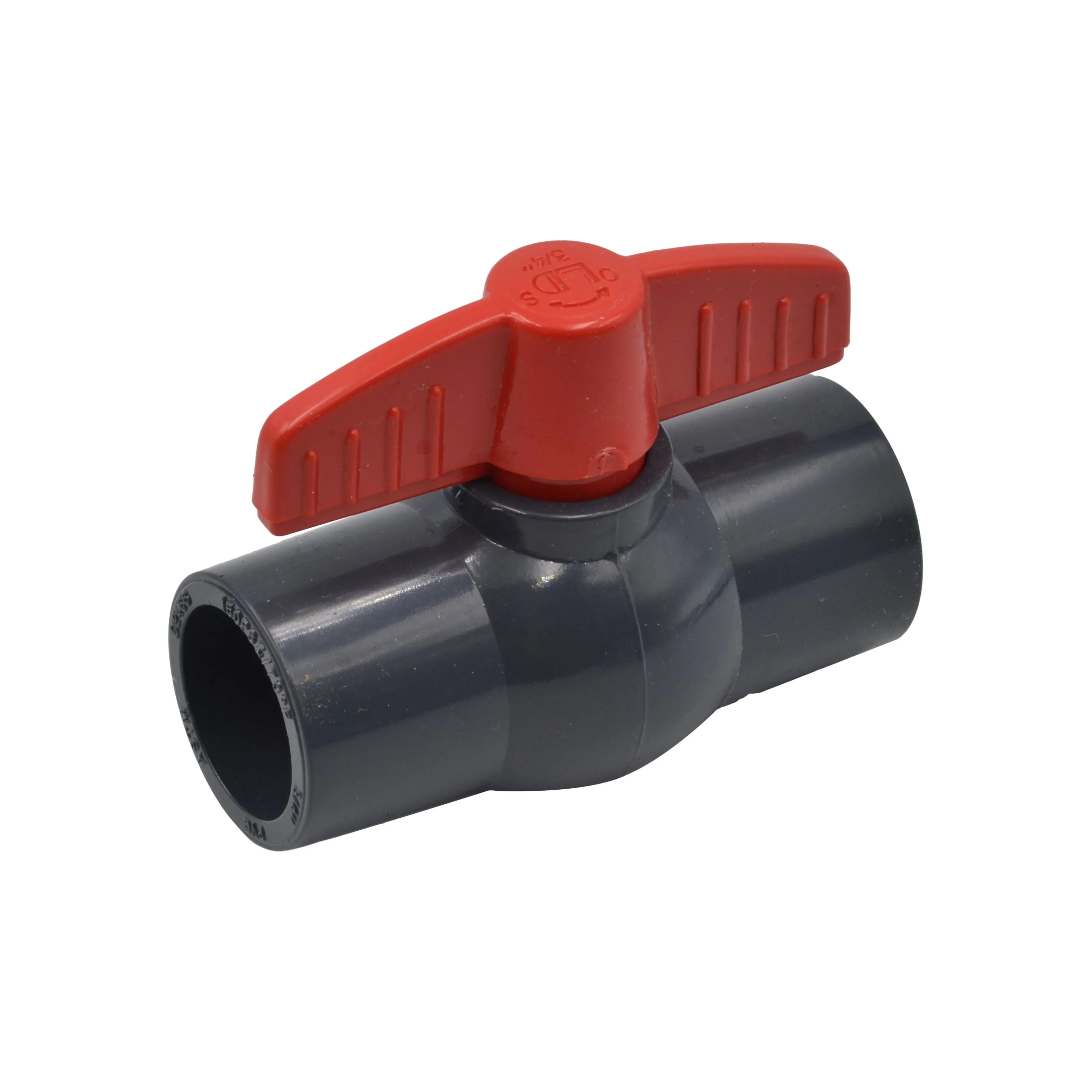 x4 PVC Pipe Female/Female 3/4" Slip Join Ball Valve