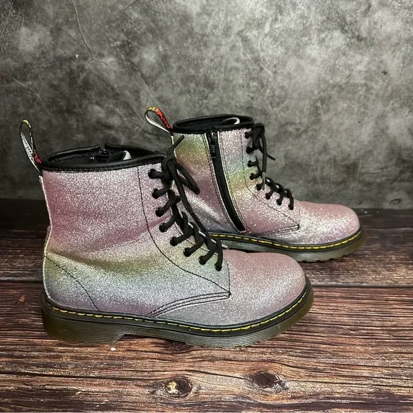 YOUTH 1460 RAINBOW GLITTER SIZE 4