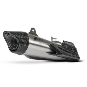 Zard Stainless Slip-On Kit - Removable Baffle (Street Triple RS)